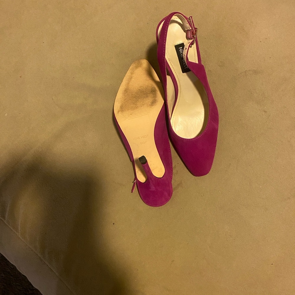 Nine West Fuchsia Heels